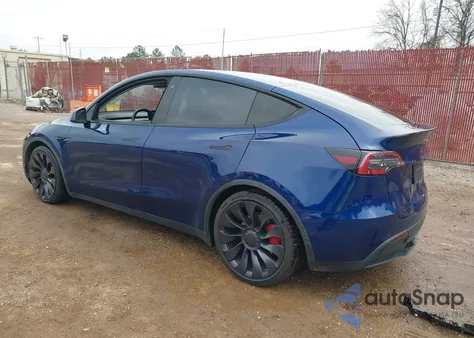 2021 Tesla Model Y Performance Dual Motor All-Wheel Drive from USA, damaged, VIN 5YJYGDEF7MF151413